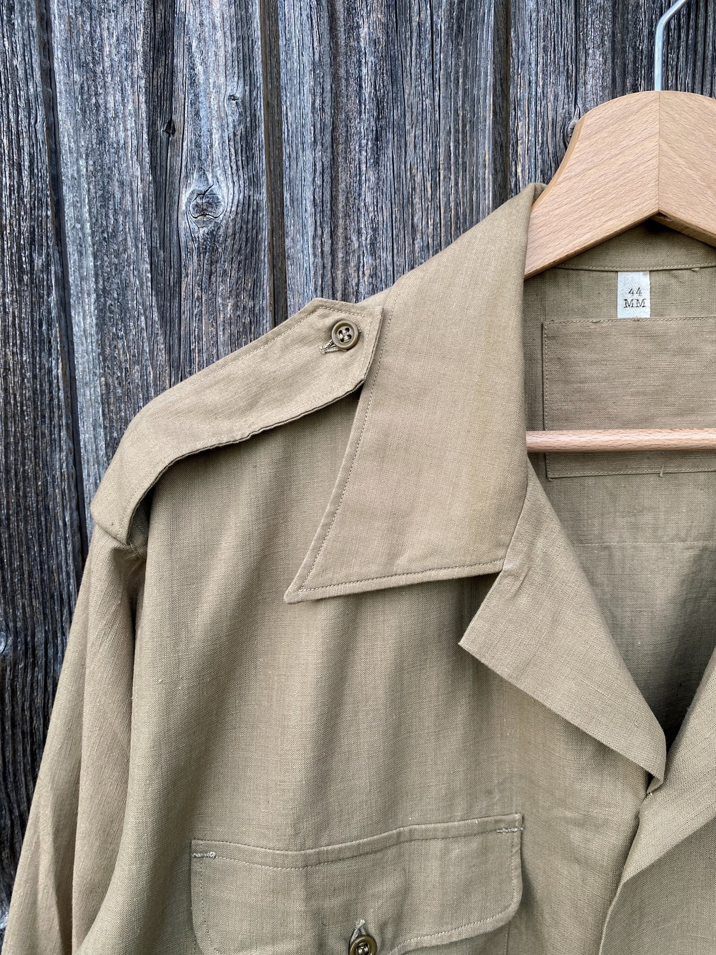 1950s French Army Field Shirt, M47 Deadstock, Size M to XL