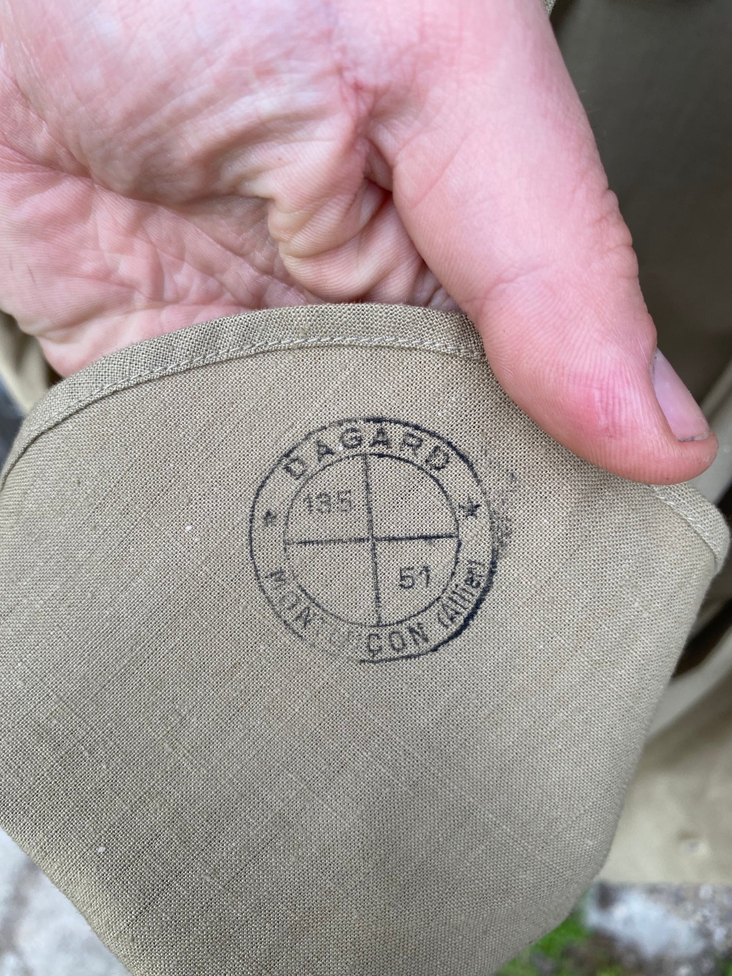 1950s French Army Field Shirt, M47 Deadstock, Size M to XL