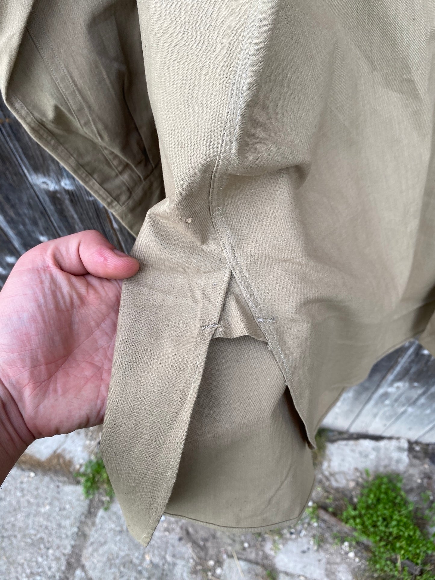 1950s French Army Field Shirt, M47 Deadstock, Size M to XL