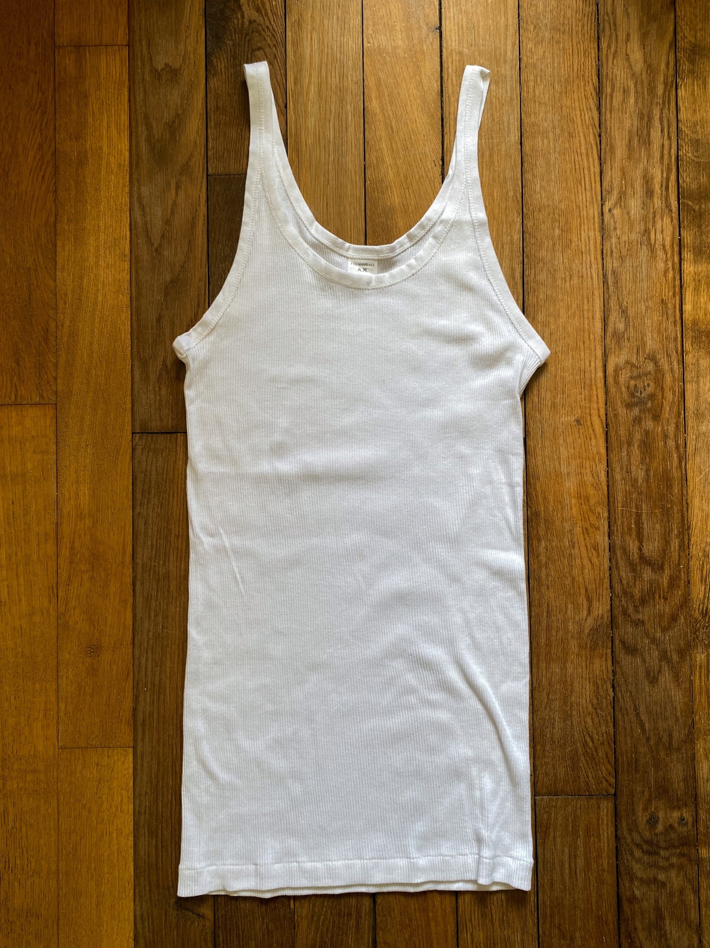 Vintage Tank Top , Tubular & Deadstock, Italian Navy, Size S to XL