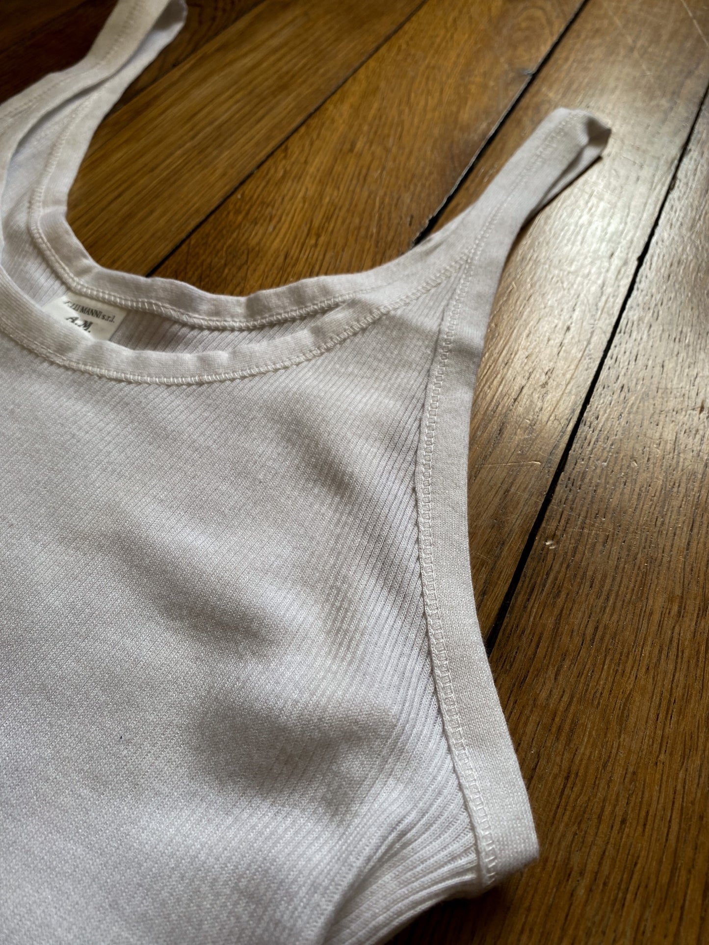 Vintage Tank Top , Tubular & Deadstock, Italian Navy, Size S to XL