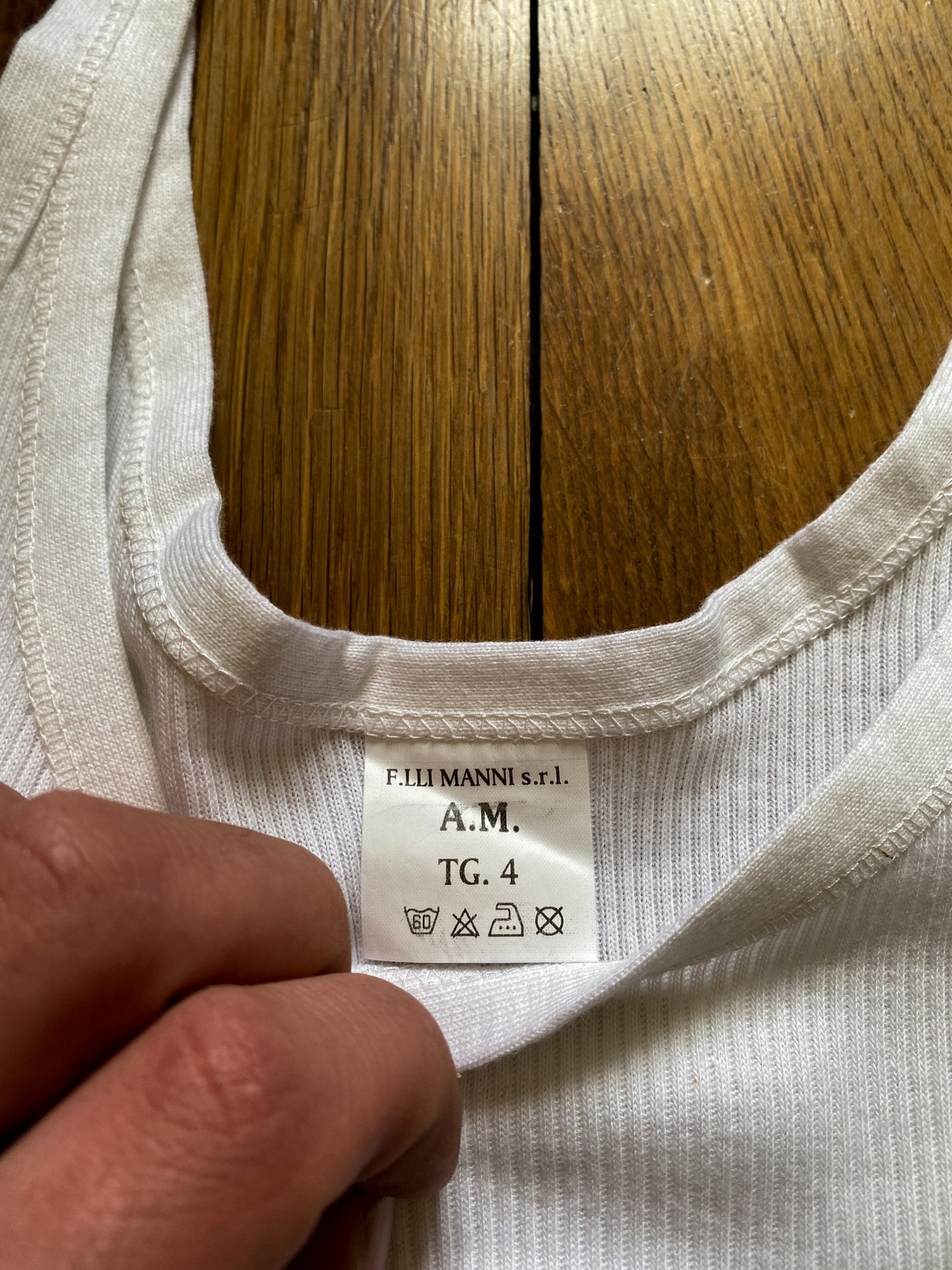 Vintage Tank Top , Tubular & Deadstock, Italian Navy, Size S to XL