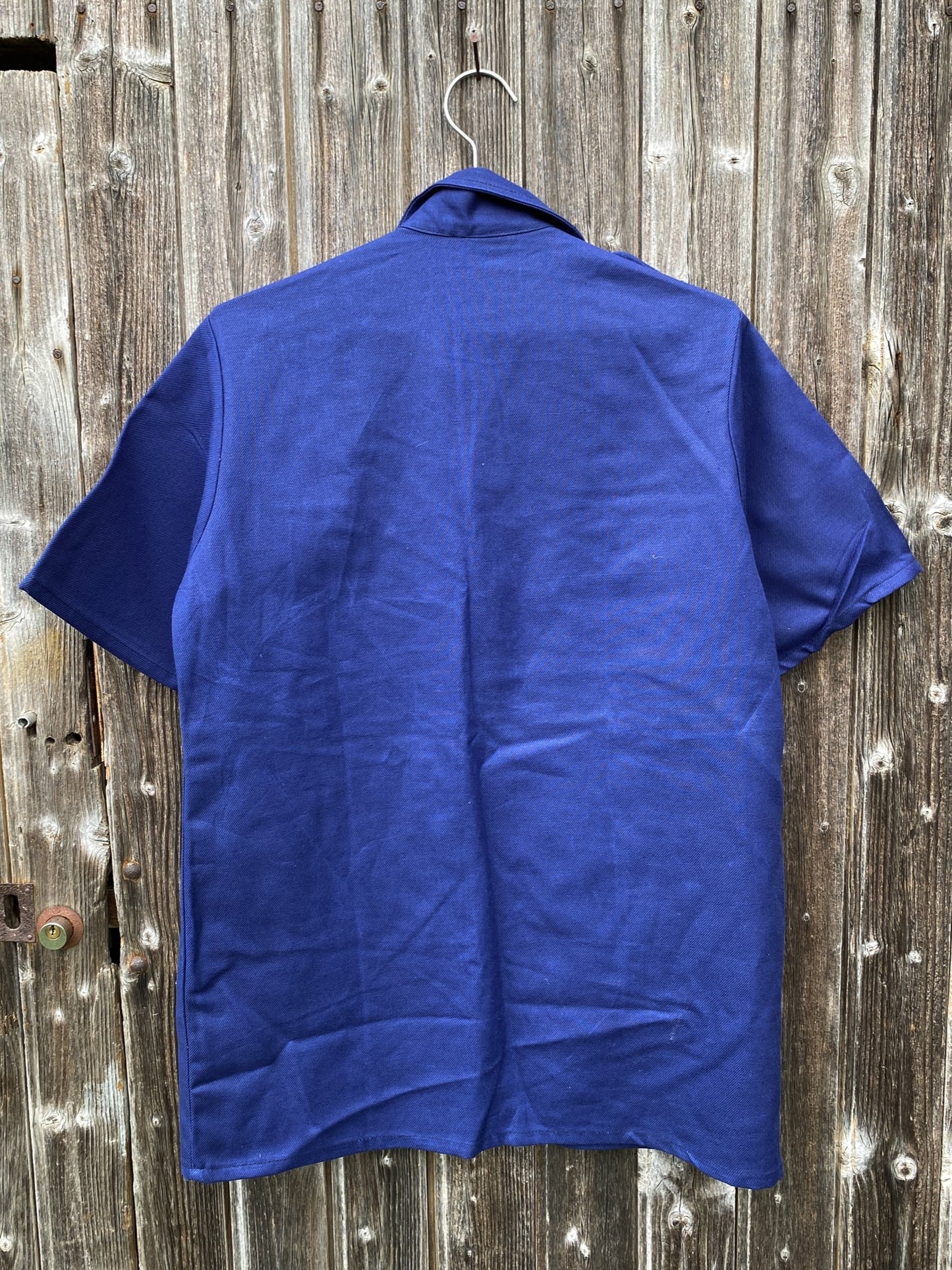 1980s French Short 1990s French Police Short Sleeves Shirt, Size S Shirt, Size XL