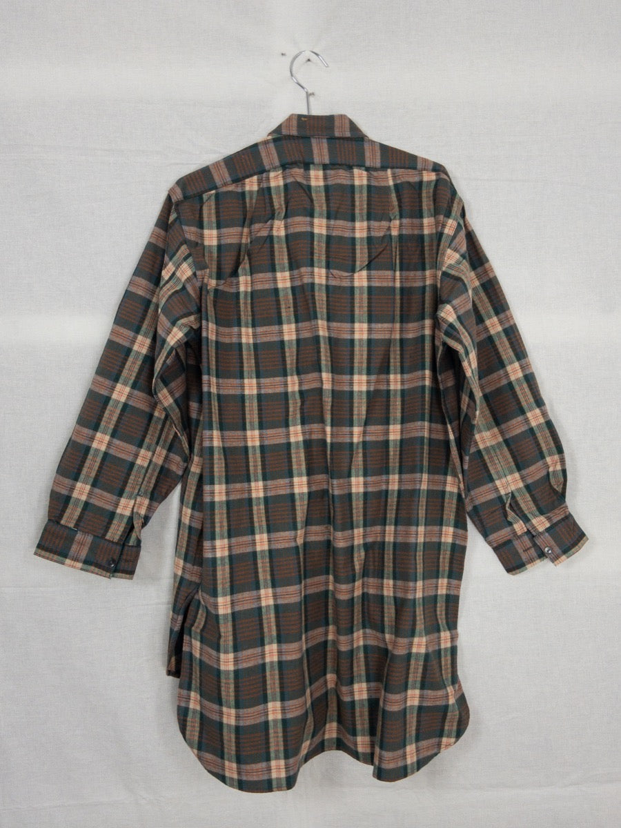 1960s French Long Work Shirt, Size XL