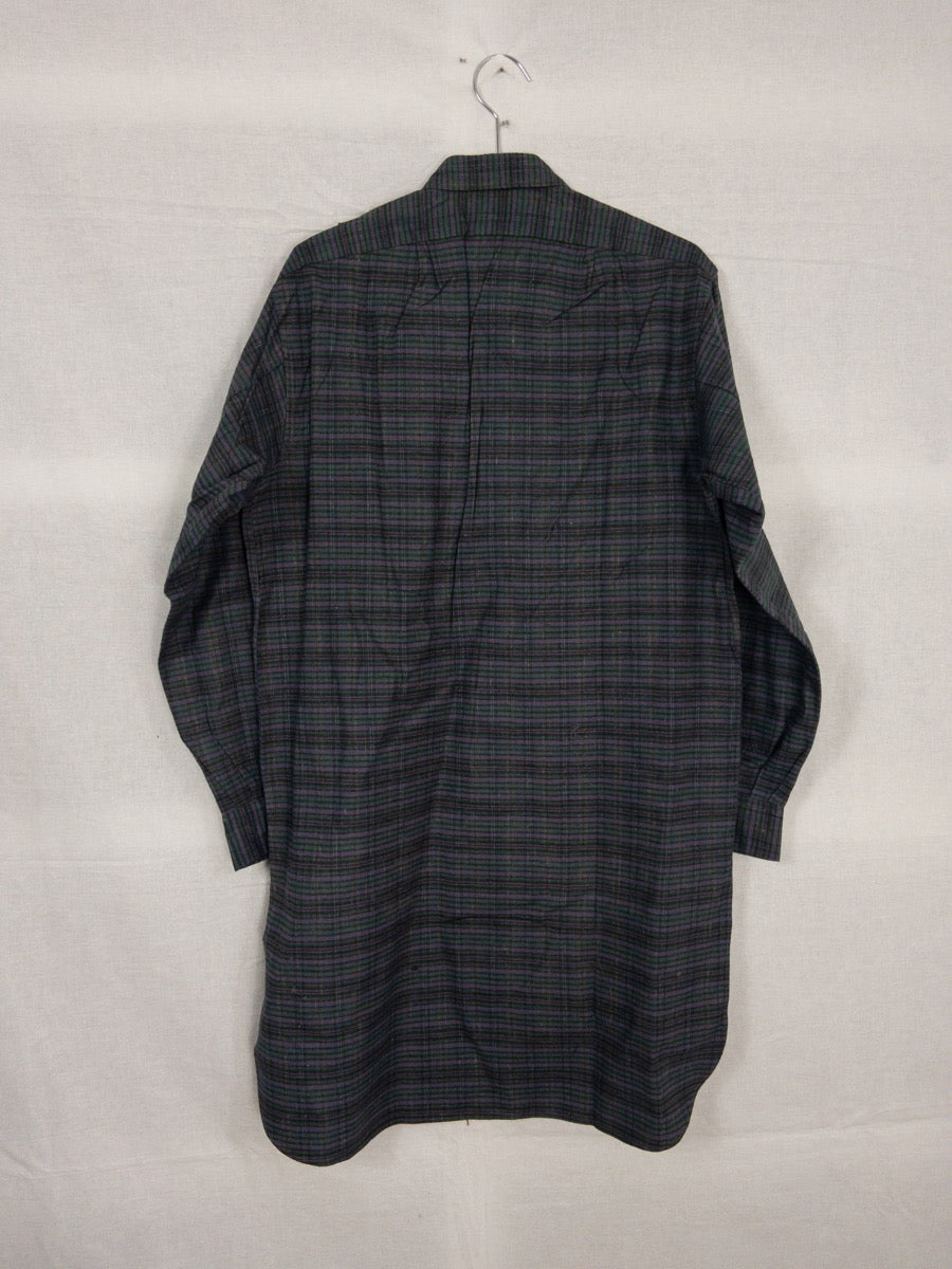 1960s French Long Work Shirt, Size L
