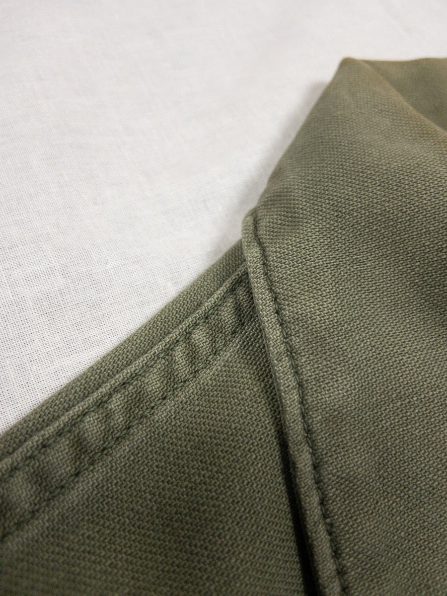 1972 OG 107 Shirt, Utility Cotton Sateen Short Sleeves, Size M/L