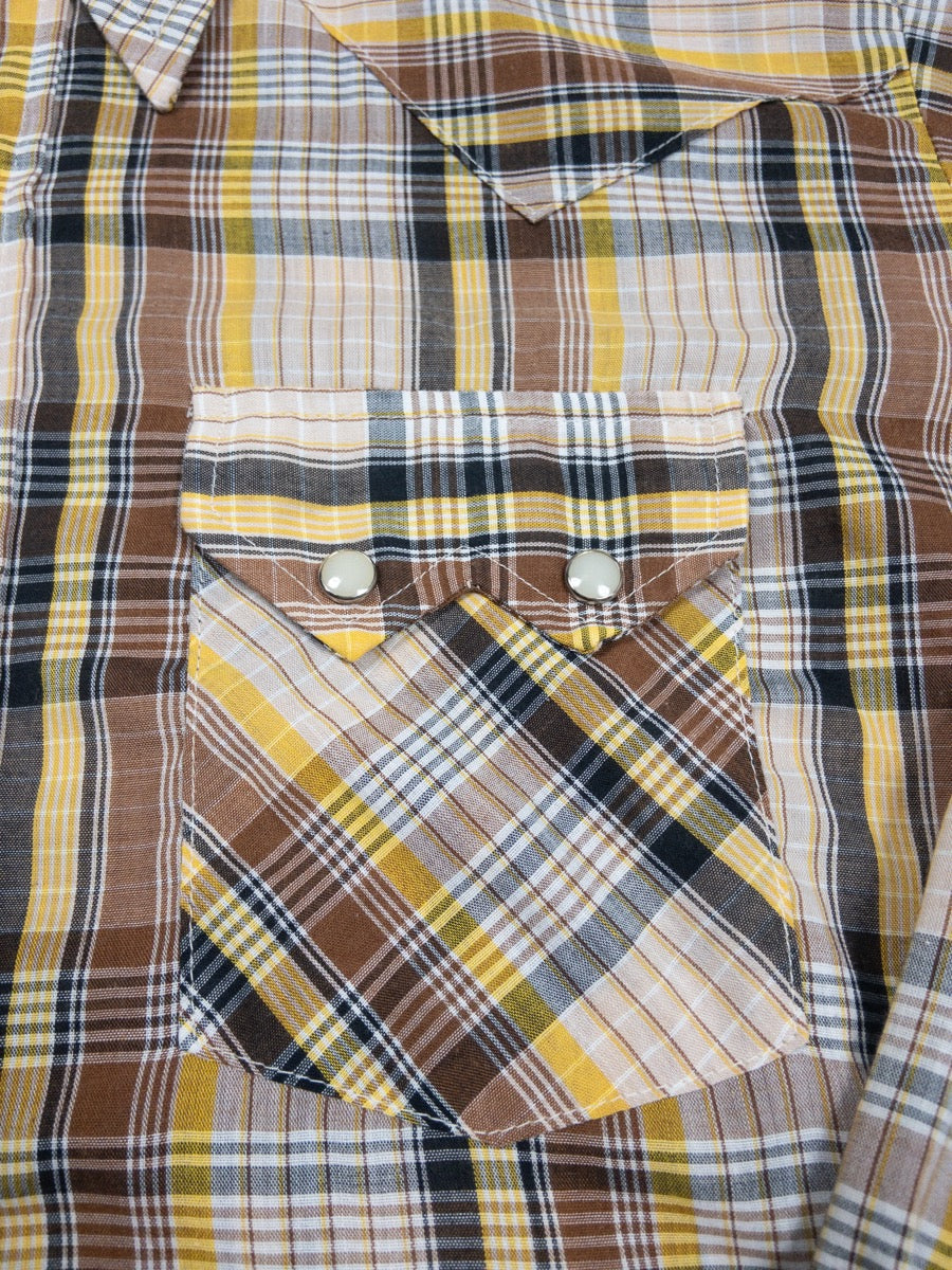 1980s Dee Cee Light Western Shirt, Size L