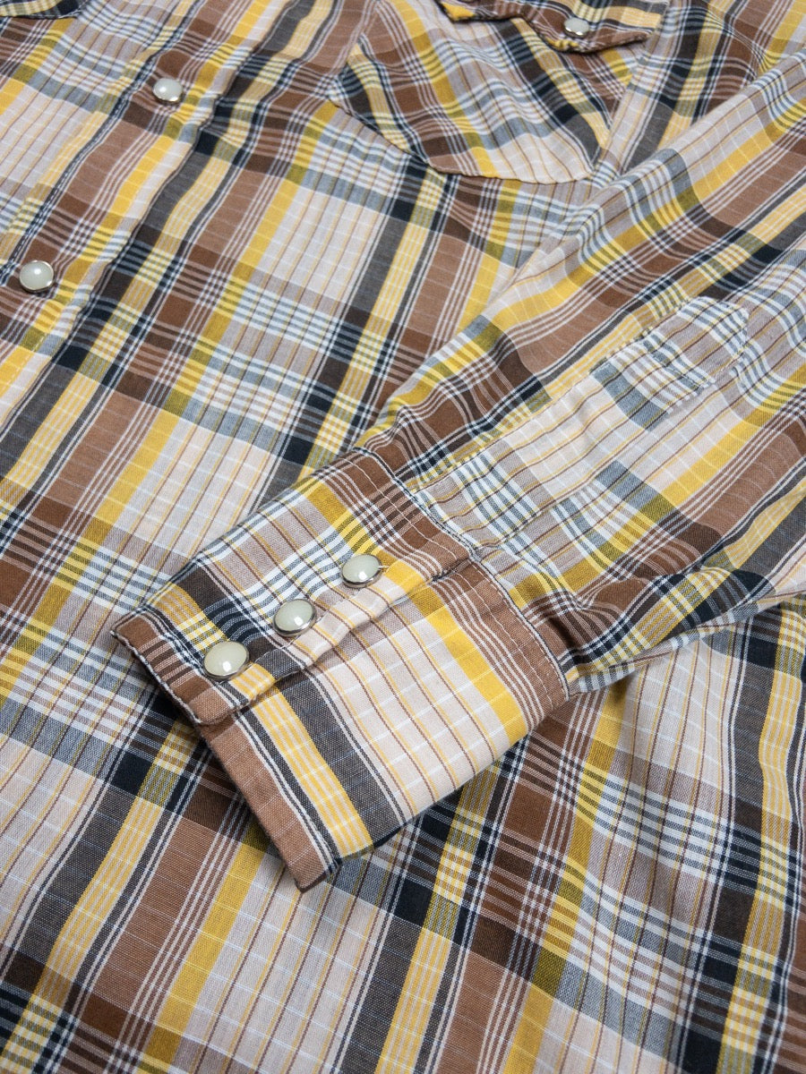 1980s Dee Cee Light Western Shirt, Size L