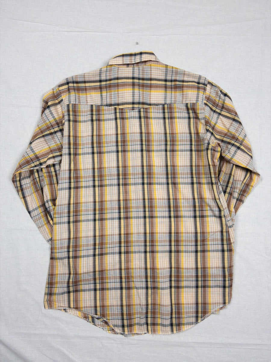 1980s Dee Cee Light Western Shirt, Size L