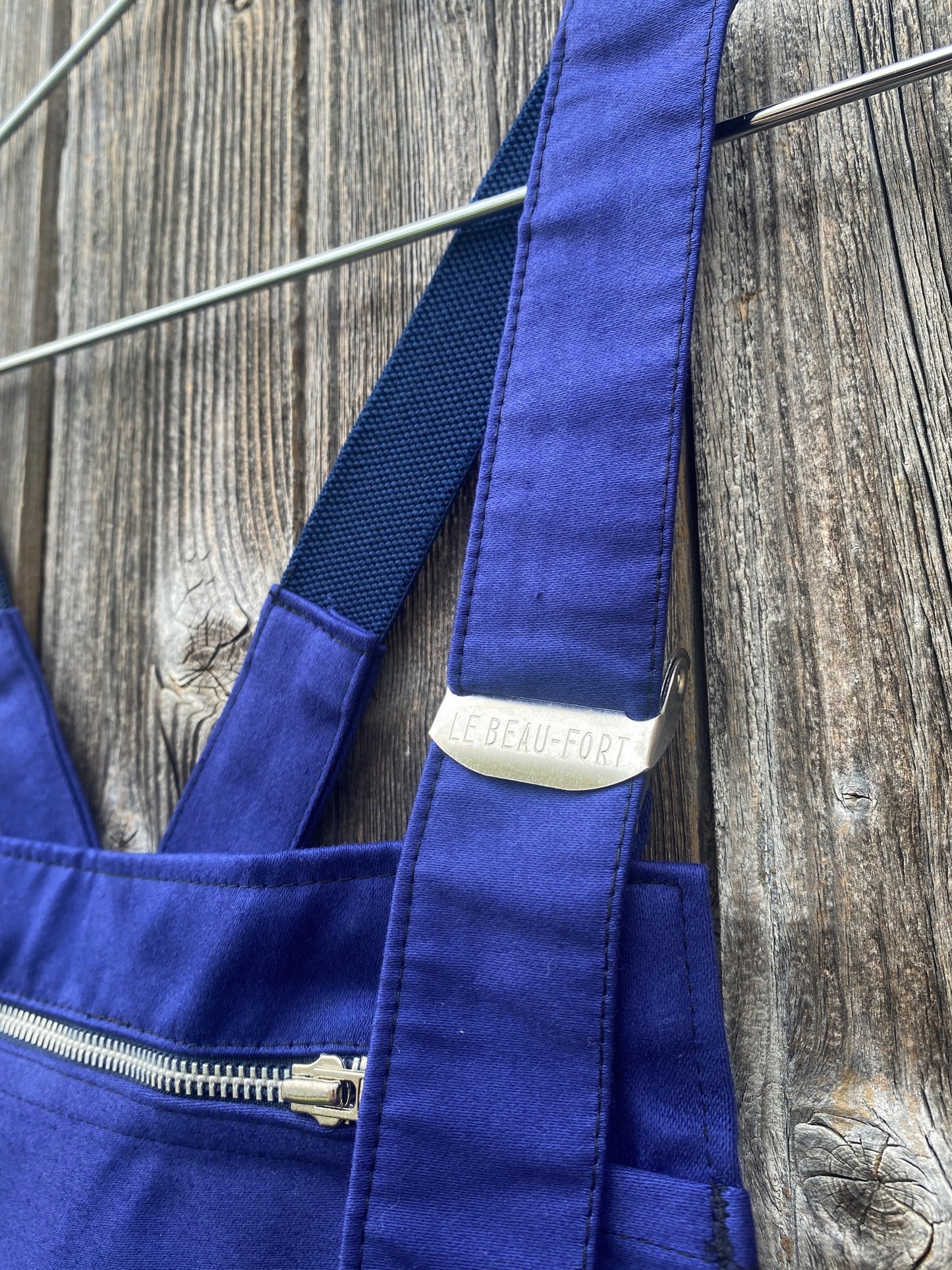 1970s Moleskine « Barbe Bleu » French Dungarees, Deadstock, Size XL