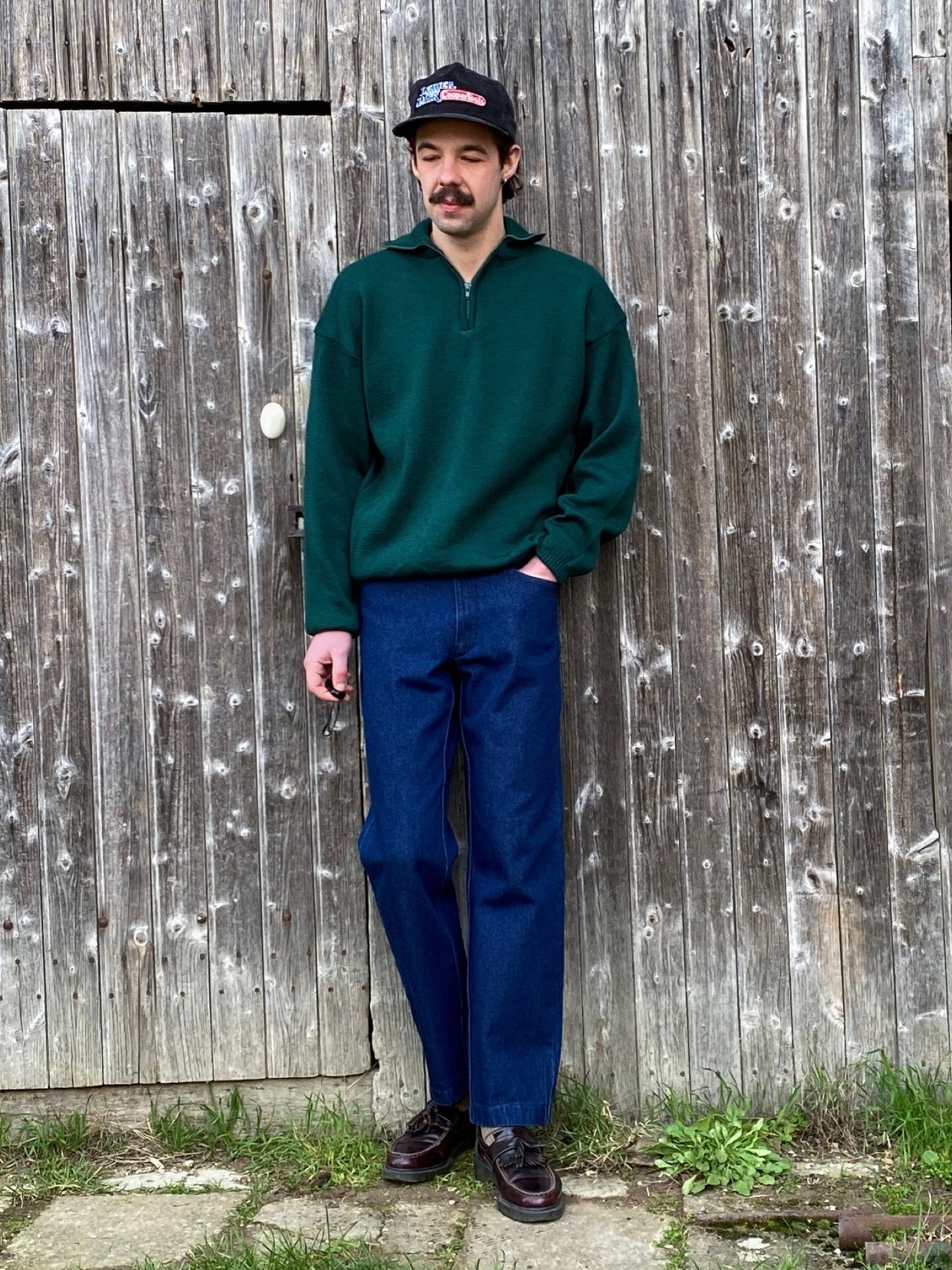 1990s Italian Trucker Sweater, Deadstock, Size XS to L