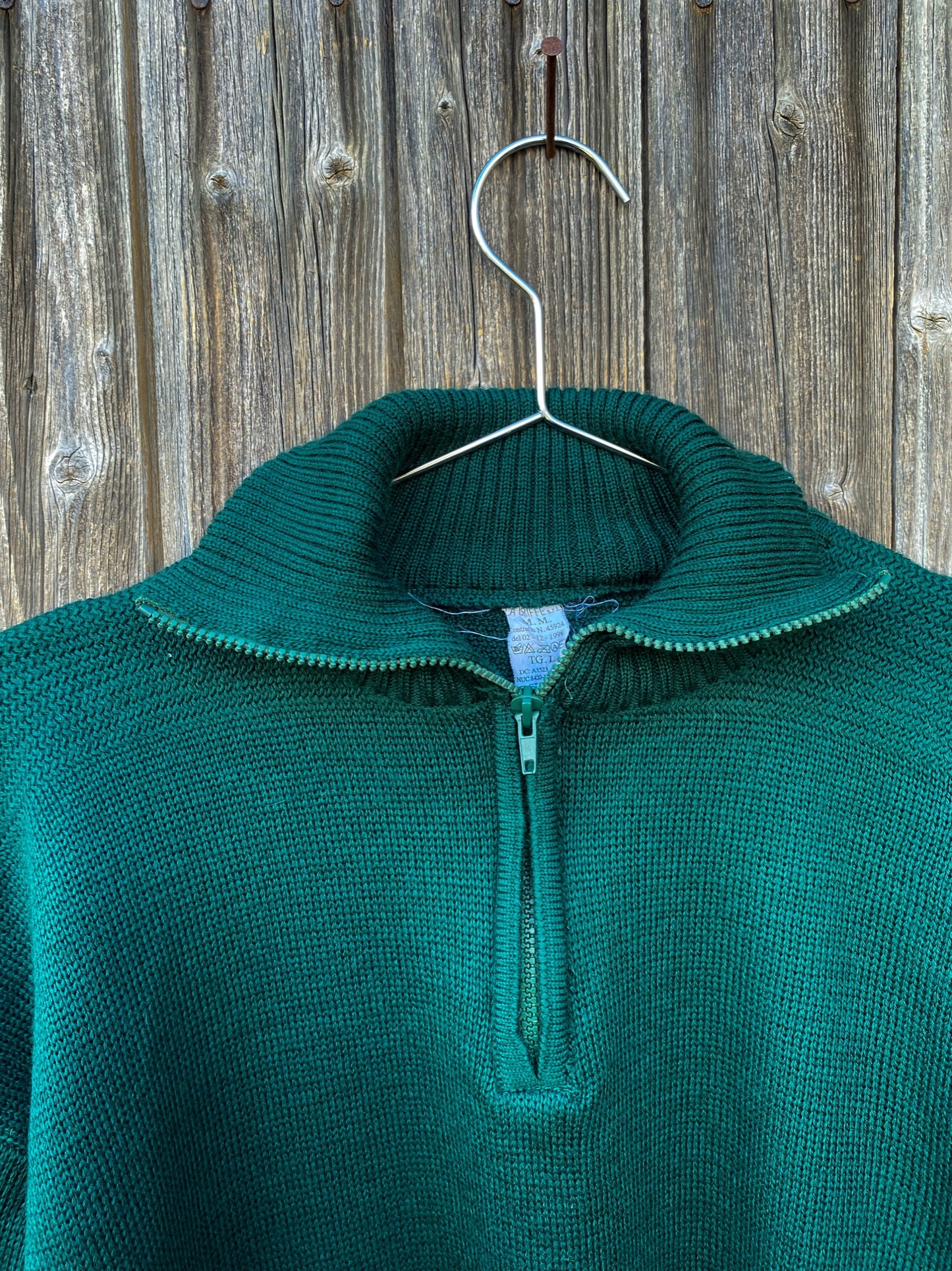 1990s Italian Trucker Sweater, Deadstock, Size XS to L