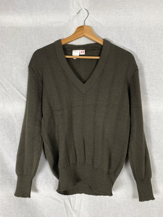 1960s NVA Wool Sweater, V-neck, Size XS & S