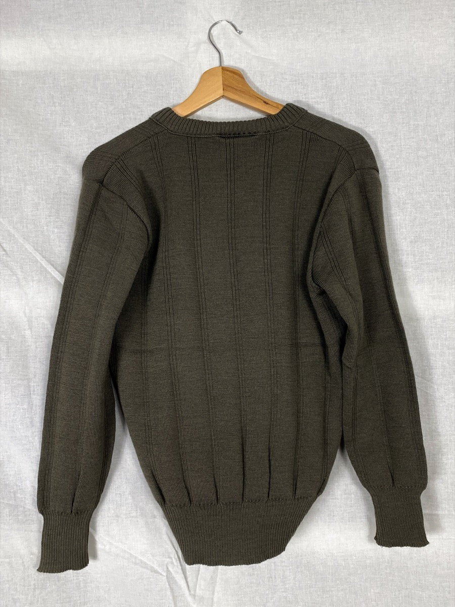 1960s NVA Wool Sweater, V-neck, Size XS & S