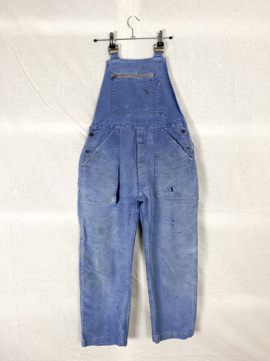 1950s Moleskine French Dungarees, Size M to L