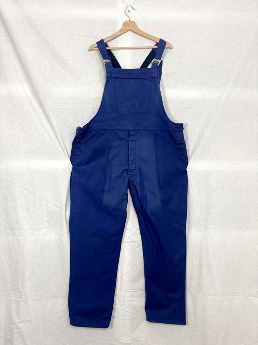 1990s  French Blue Dungarees, Size XXL