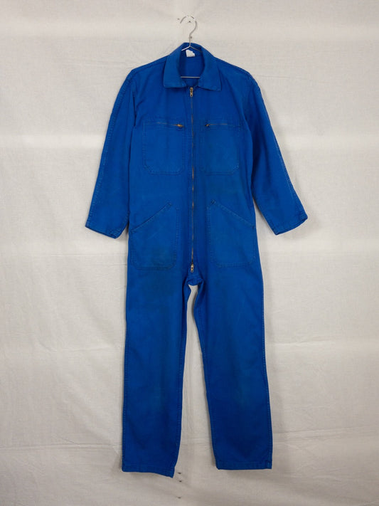 1990s French Branded Work Coveralls, Size M
