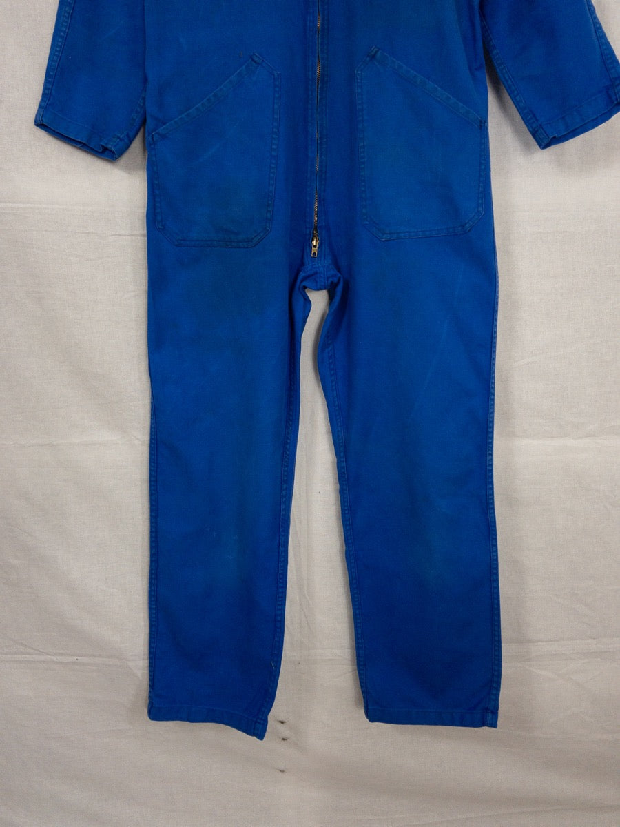 1990s French Branded Work Coveralls, Size M