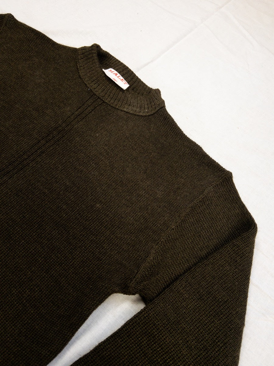 1950s French Army Wool Sweater, Deadstock, Size XS & S