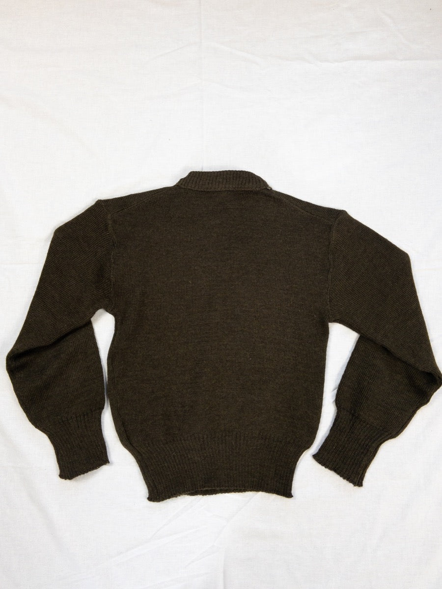 1950s French Army Wool Sweater, Deadstock, Size XS & S