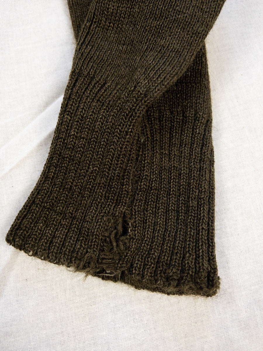 1950s French Army Wool Sweater, Deadstock, Size XS & S