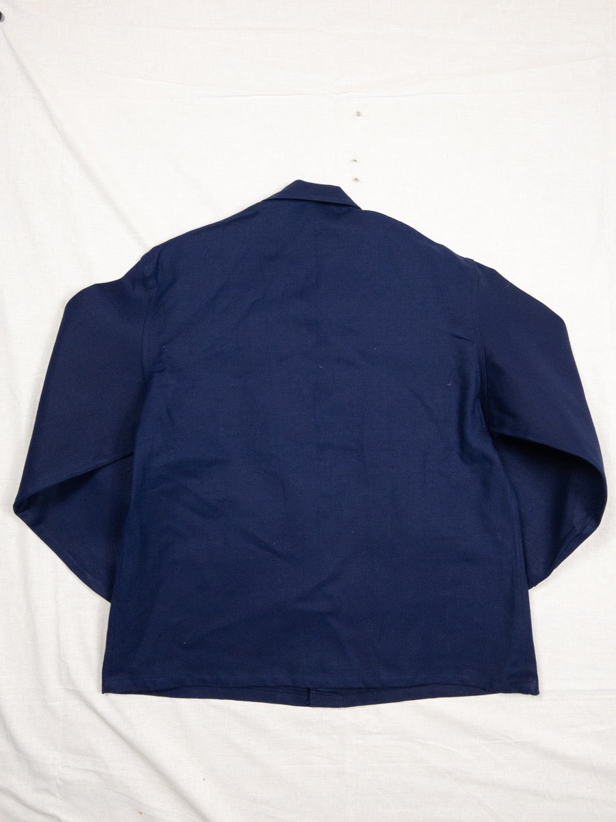 1960s French Blue « Le Mineur » Chore Suit, Jacket & Pants, Deadstock, Size XL
