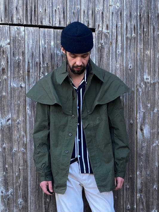 1950s French Rain Jacket, Deadstock, Size M to XL