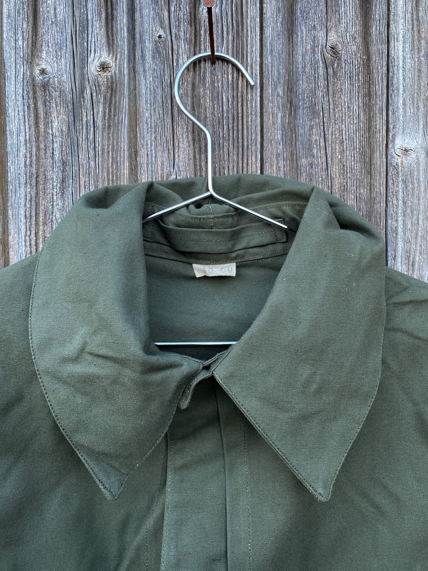 1950s French Rain Jacket, Deadstock, Size M to XL