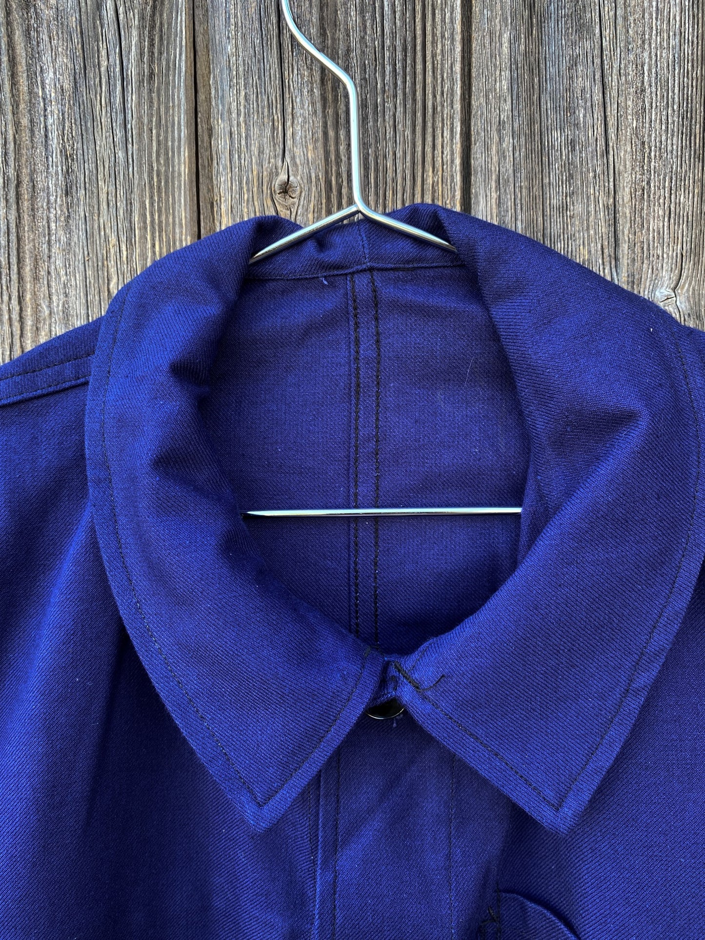 1960s French blue chore jacket, Deadstock, Size L to XL
