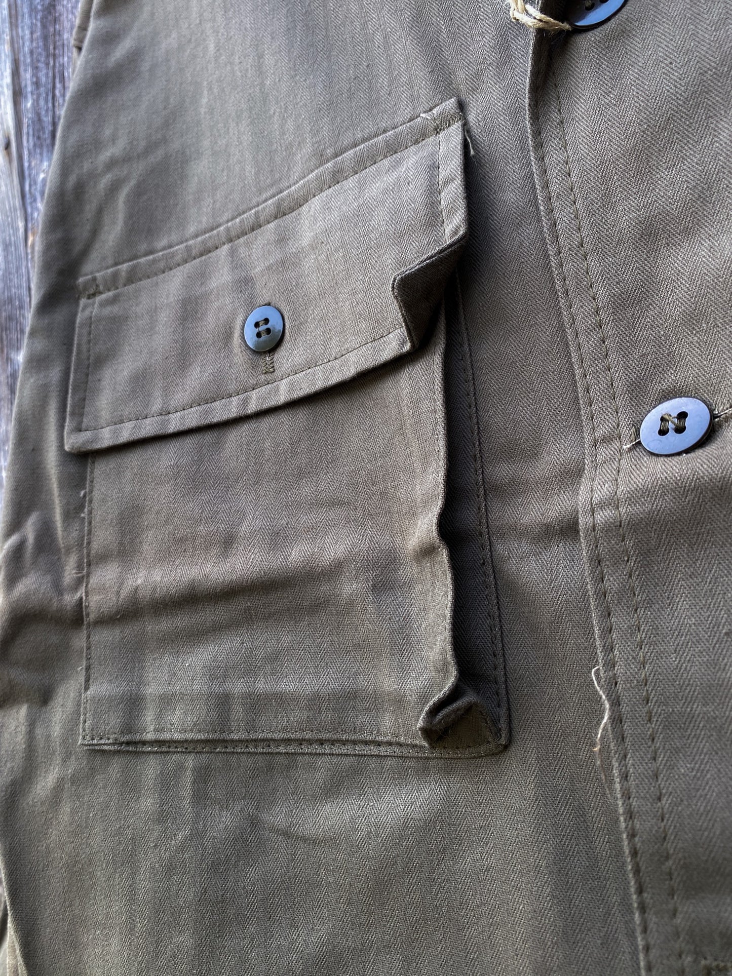 1970s French Hunting jacket, P43 Repro, Size L/XL