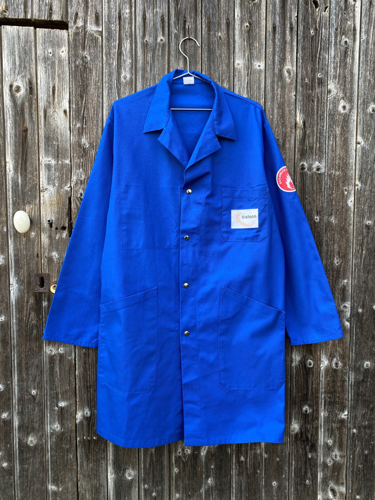 Vtg French Shop Coat - Duster, Size L