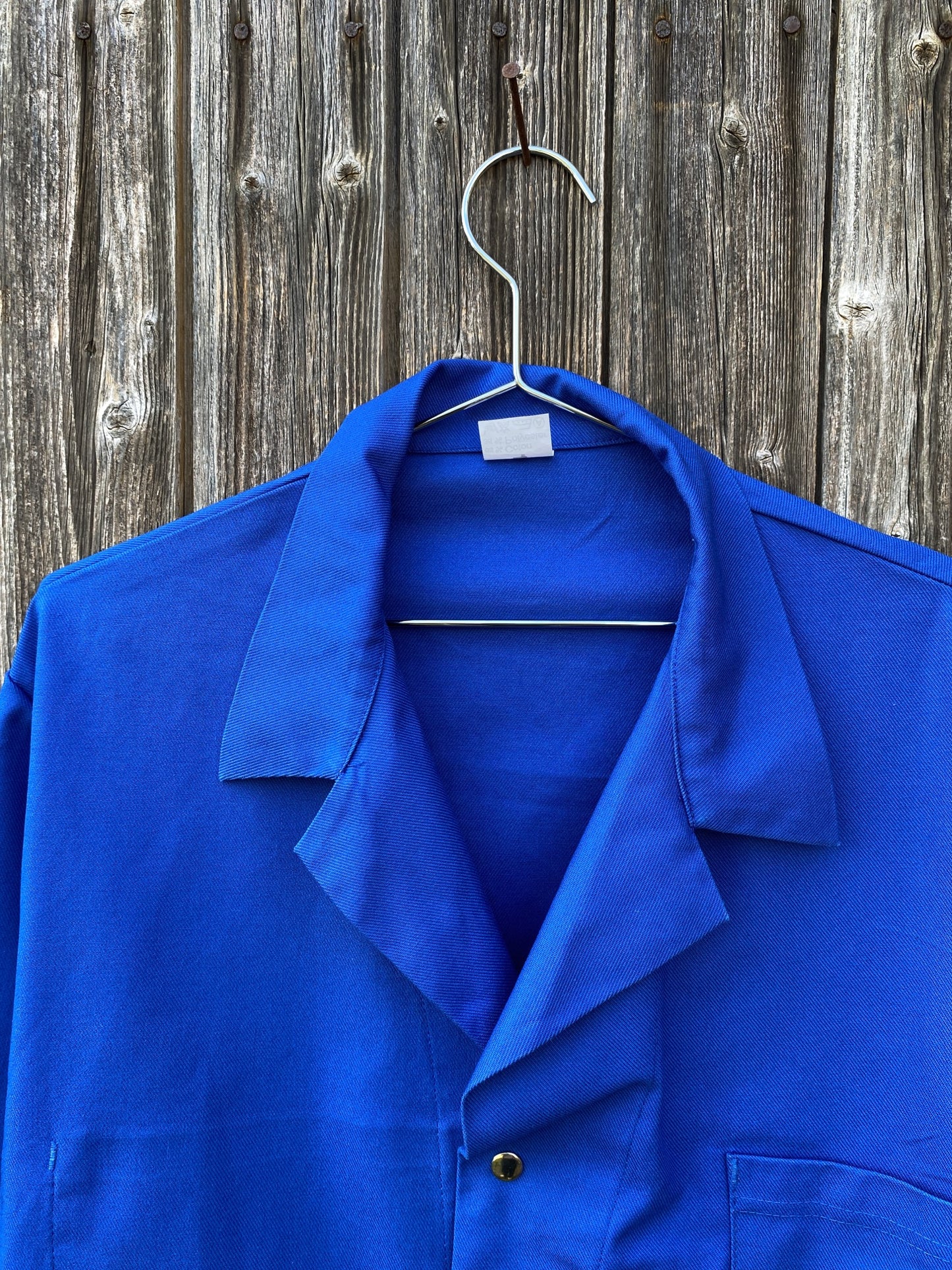 Vtg French Shop Coat - Duster, Size L
