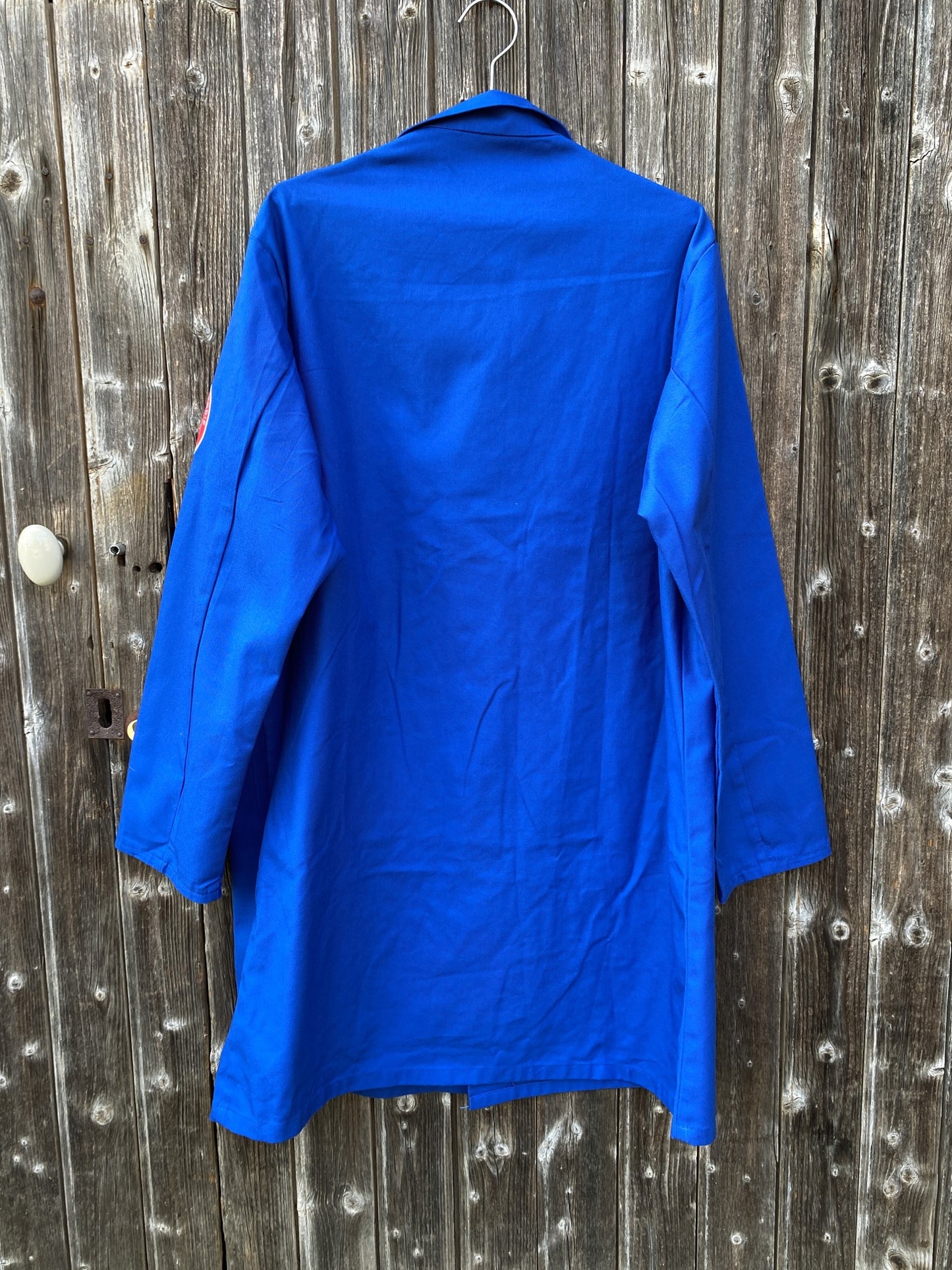 Vtg French Shop Coat - Duster, Size L
