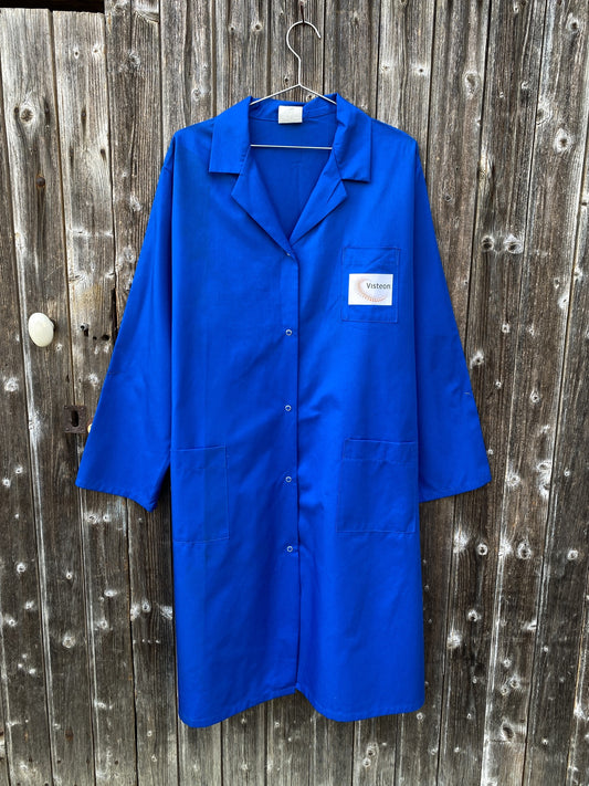 Vtg French Shop Coat - Duster, Size XL
