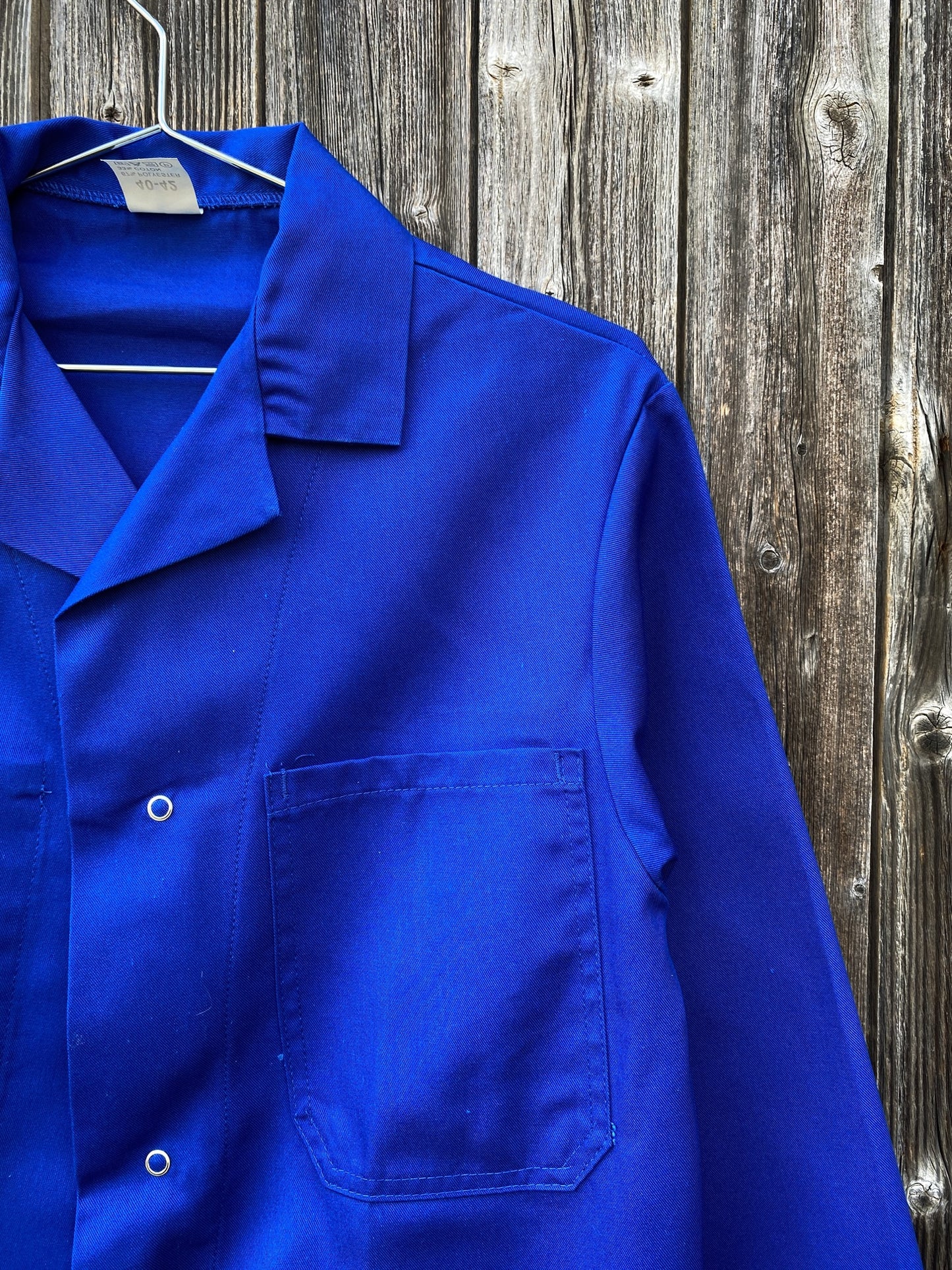 Vtg French Shop Coat - Duster, Size S/M
