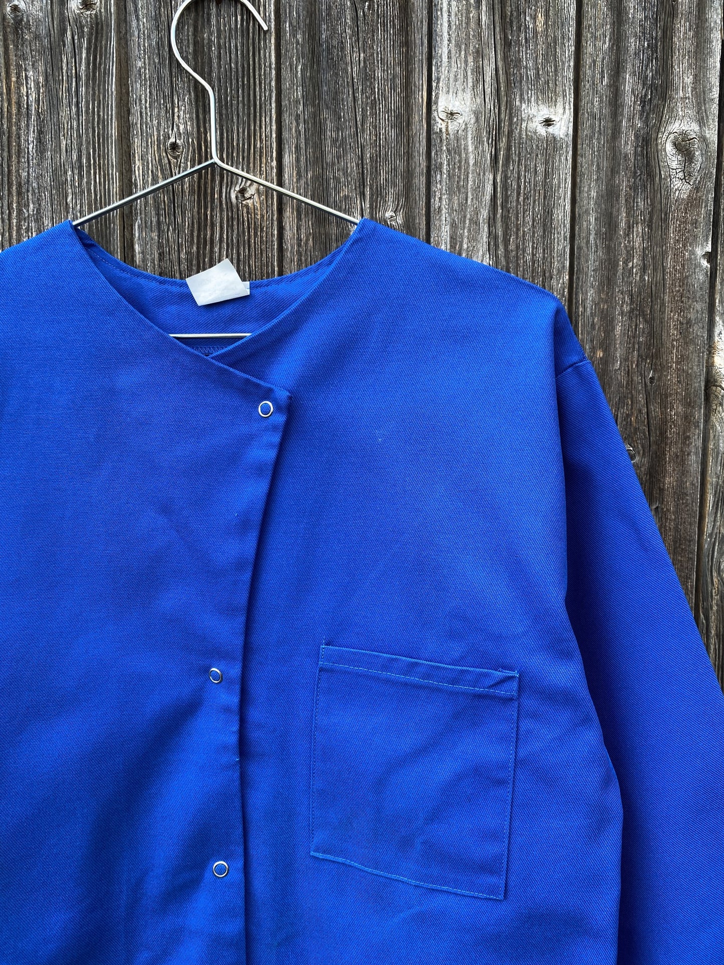 Vtg French Shop Coat - Duster, Size S/M