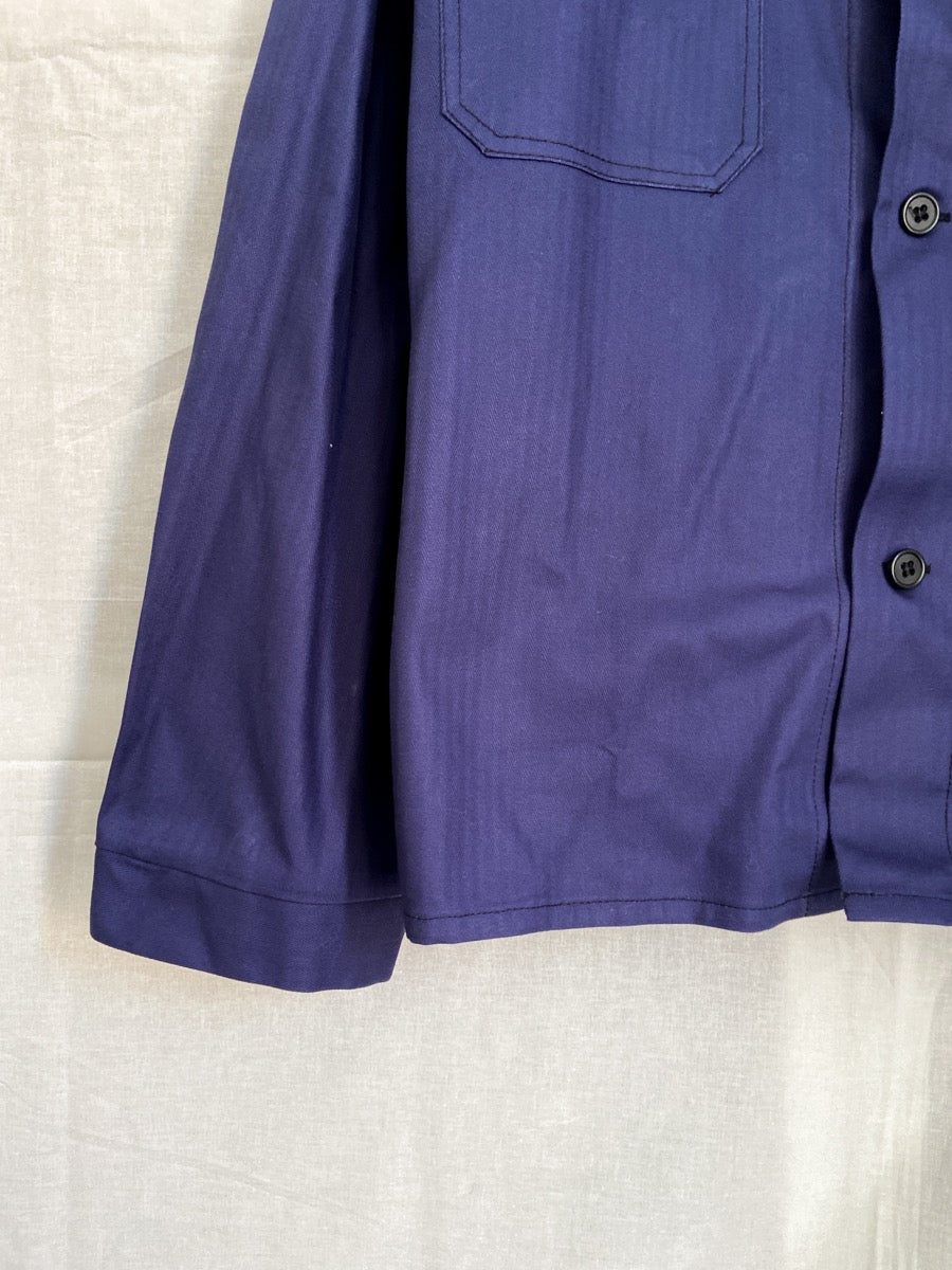 1970s Blue German Work Jacket, Deadstock, Size XL/XXL