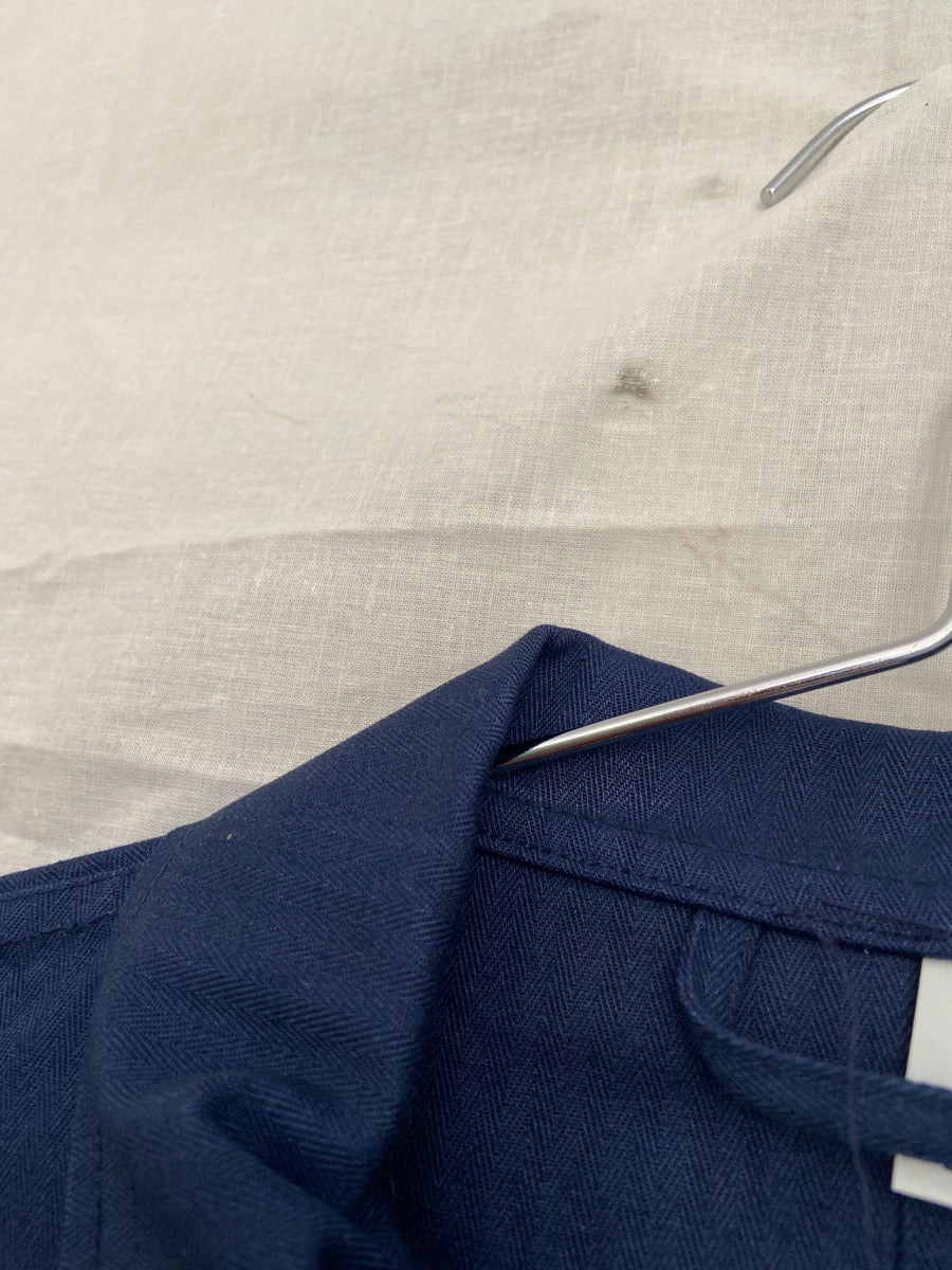 1970s Blue German Work Jacket, Deadstock and HBT, Size L & XL
