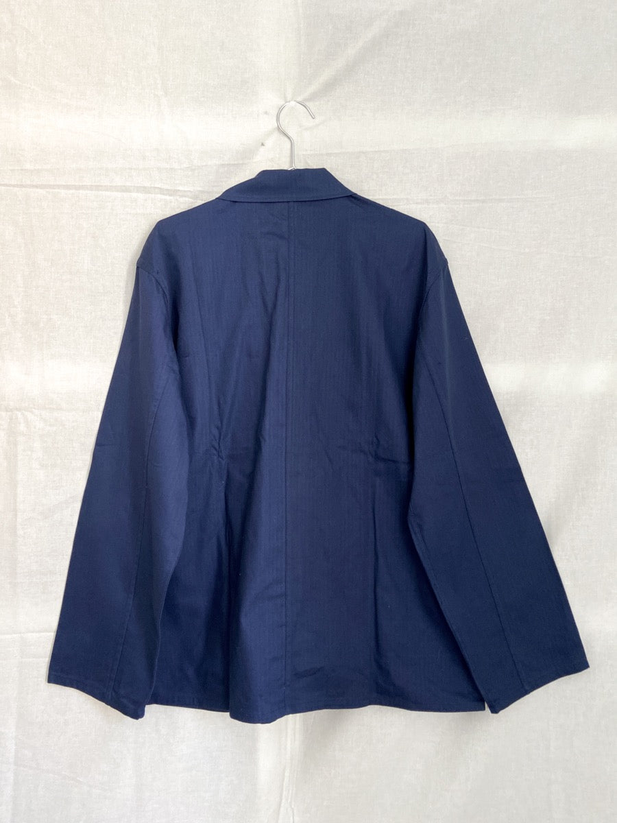1970s Blue German Work Jacket, Deadstock and HBT, Size L & XL