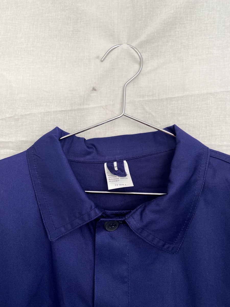 1970s Blue German Work Jacket, Deadstock, Size XL