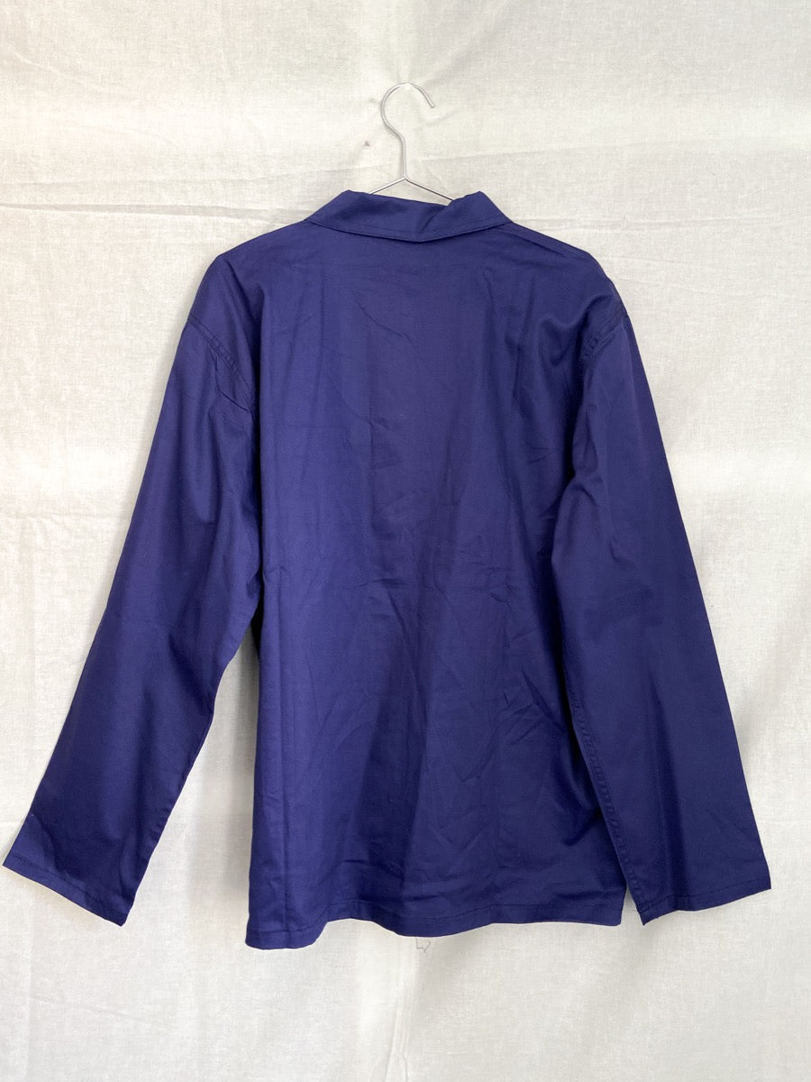 1970s Blue German Work Jacket, Deadstock, Size XL