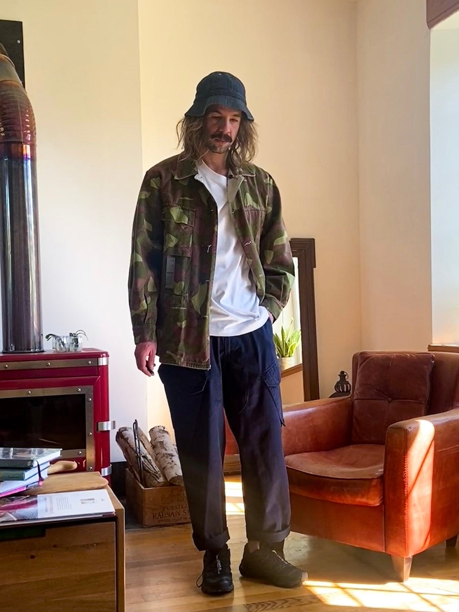 1980s M62 Finnish Camo Field Jacket, Size L to XXL