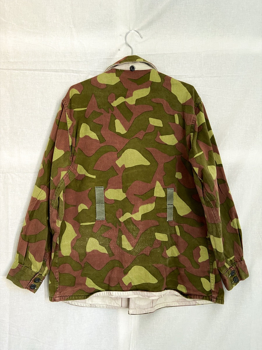 1980s M62 Finnish Camo Field Jacket, Size L to XXL
