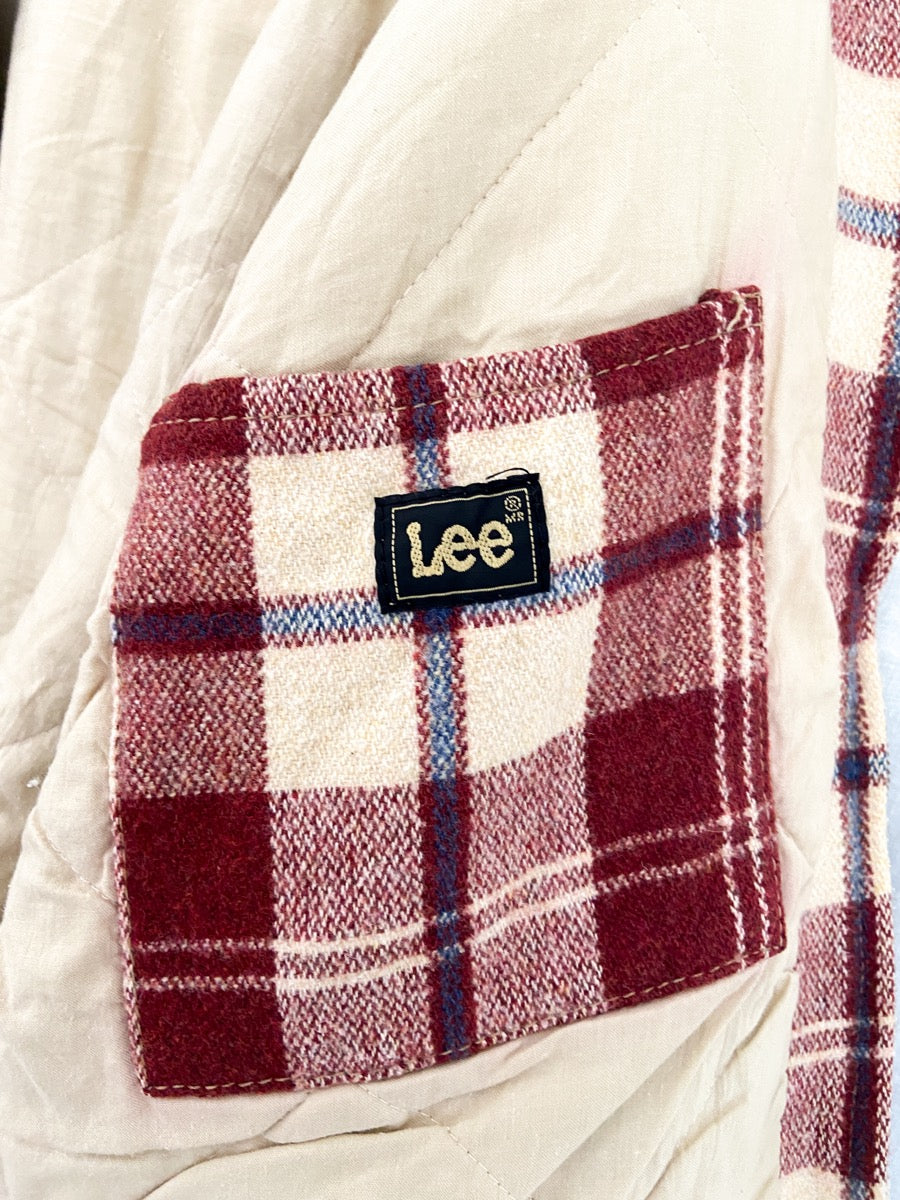 1980s Lee Wool Checkered Jacket, Size L