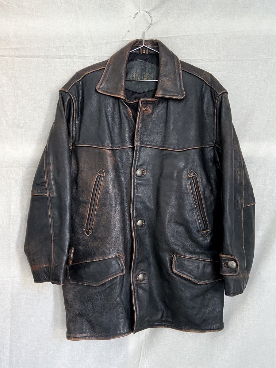 1980s Leather Jacket, Size L