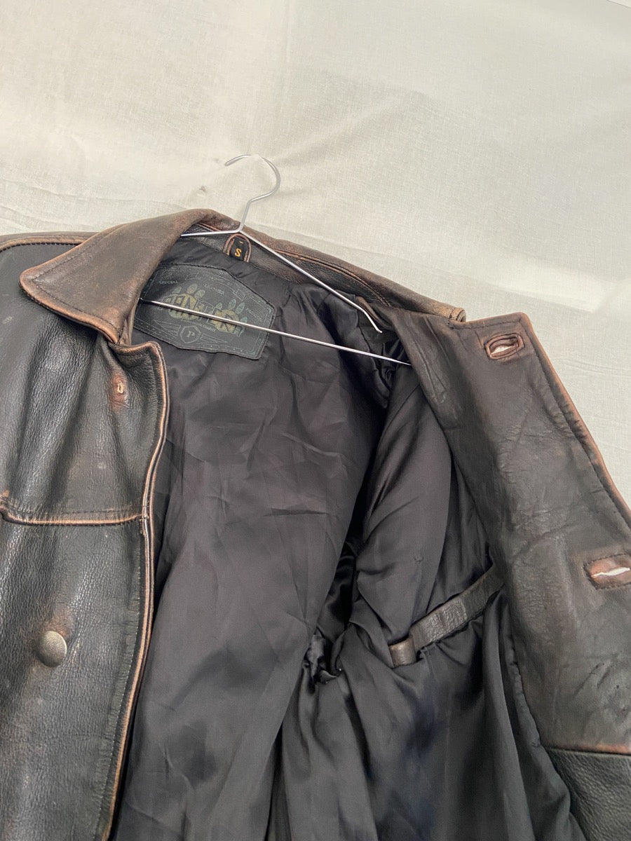 1980s Leather Jacket, Size L