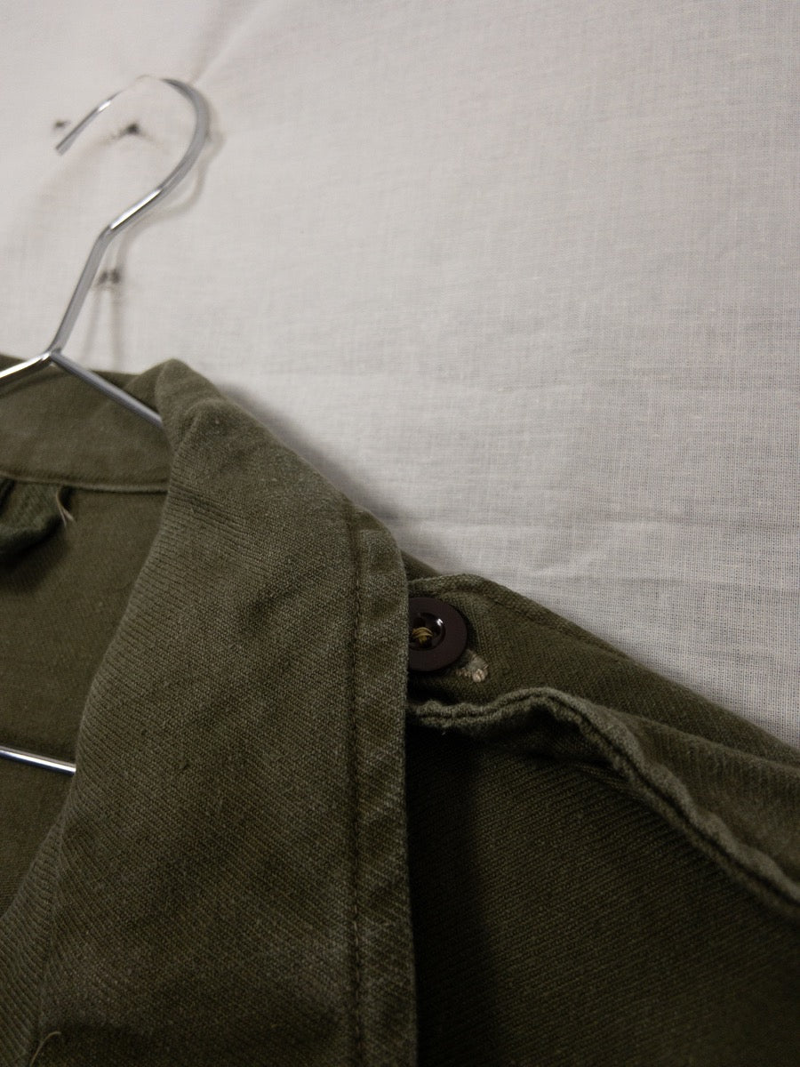 1950s French Army M47 Jacket, Custom Hand Painted, Size S