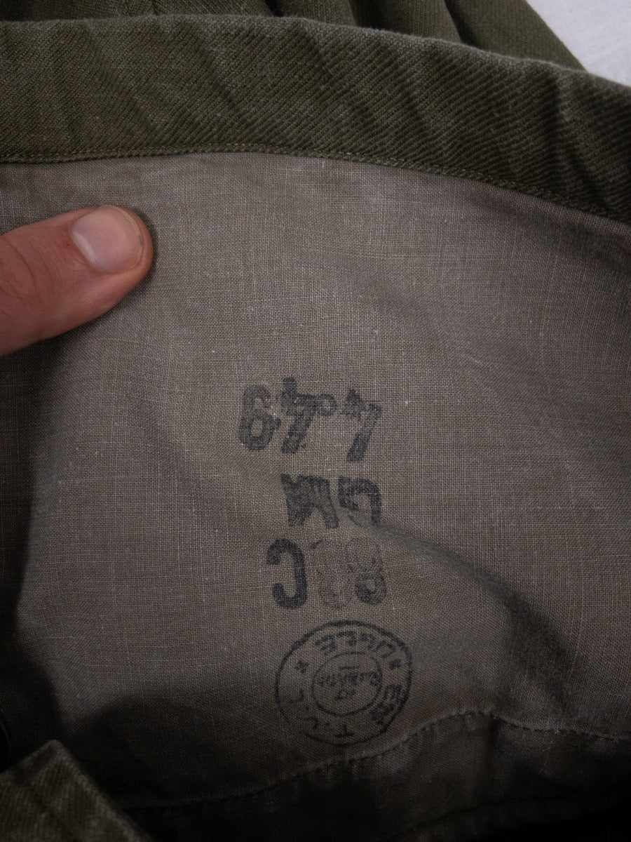1950s French Army M47 Jacket, Custom Hand Painted, Size S