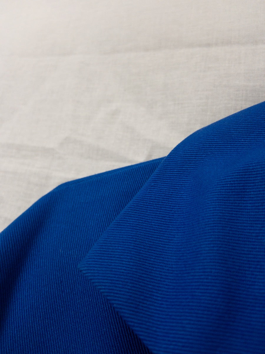 1980s Blue German Work Jacket, Deadstock & Embroidered, Size L
