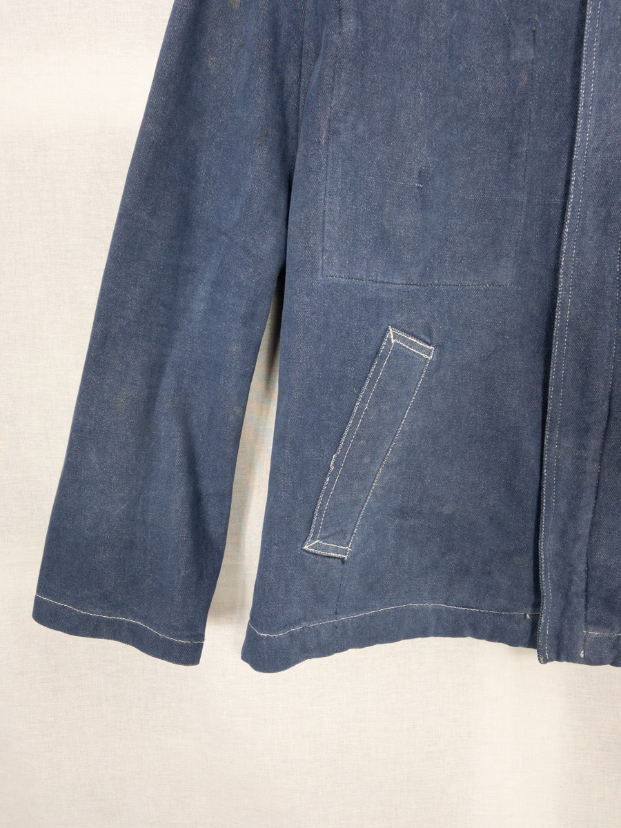 1980 French Gas Company « GDF » Denim Jacket, Size M/L
